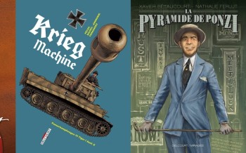 Delcourt : Mausart, Krieg machine, La pyramide de Ponzi