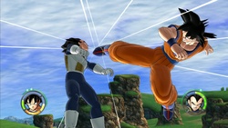 Vegeta prend son pied (ou celui de Goku) ...