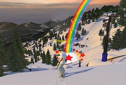 Oh... le pied d'un arc en ciel !