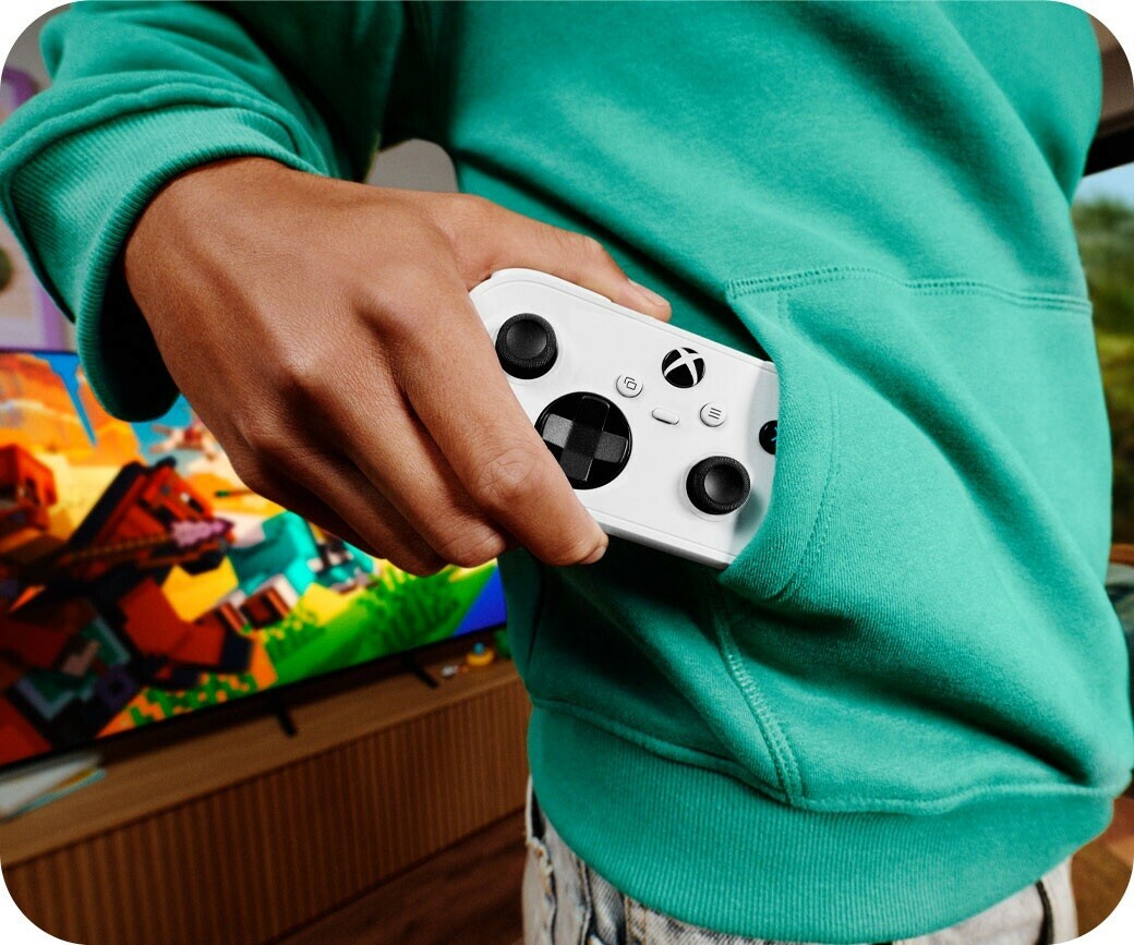 La manette Xbox Nano blanche et ses commandes