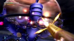 L'un des mini-jeux, il s'agit d'un shoot'em up.