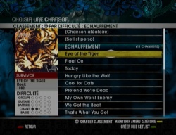 Une tracklist bien rangée.