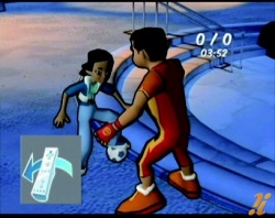 Bouges la manette à gauche. Ouééé, gagné!