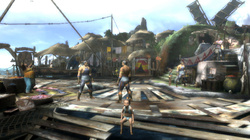 Moga village. Paisible? Plus pour longtemps