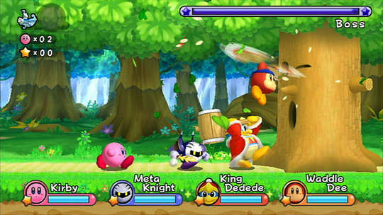 Kirby's New Adventure - Test Wii