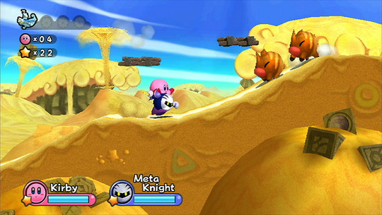 Kirby's New Adventure - Test Wii