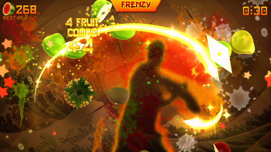 Fruit Ninja Kinect - Test