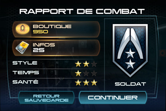 Mass Effect: Infiltrator - Test iOS
