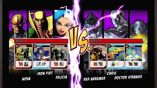 Ultimate Marvel VS Capcom 3 - Test Vita