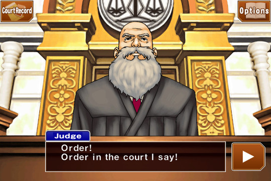 Les trois Phoenix Wright sur iphone et compagnie