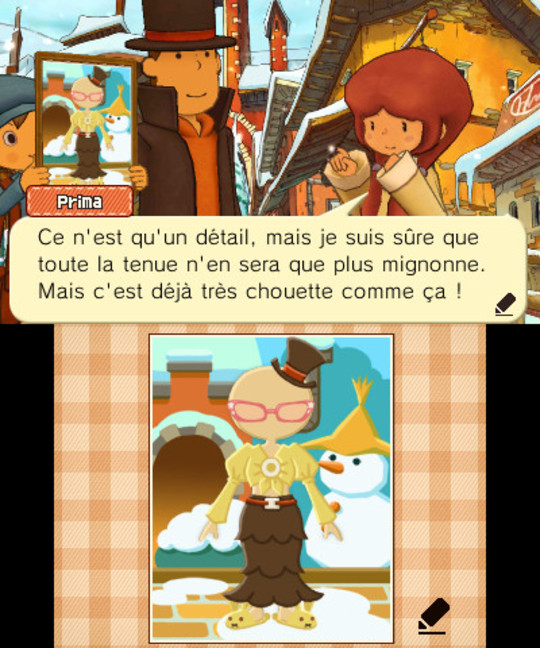 Professeur Layton et l'Héritage des Aslantes - Test