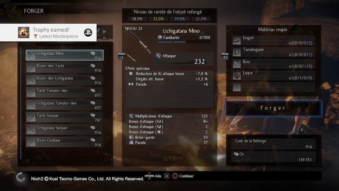 Nioh 2 - Critique PS4